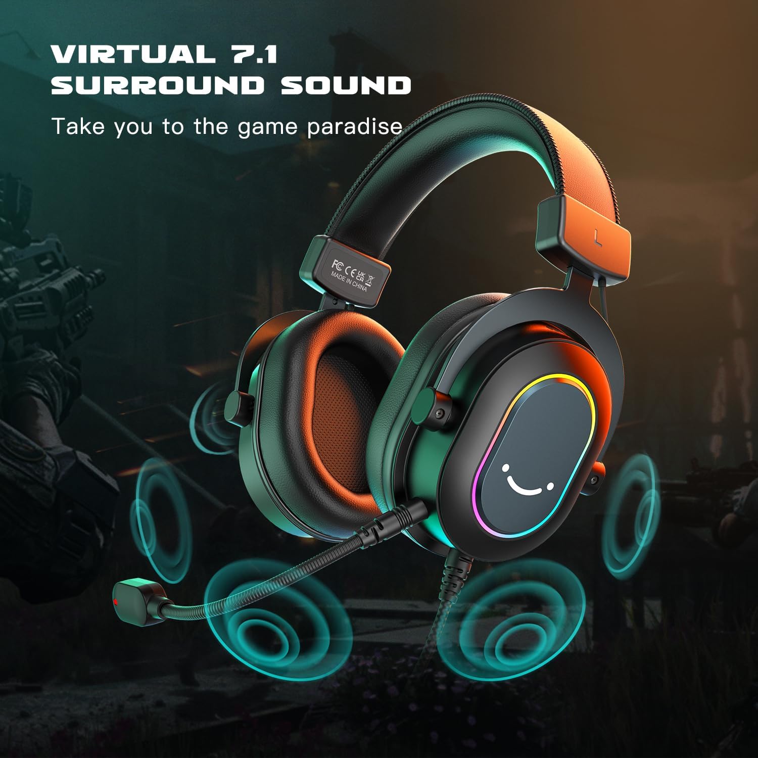  FIFINE AMPLIGAME H6 USB HEADSET FOR PC GAMING with EQ Mode